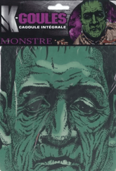 Masque Frankenstein en tissu entièrement ajusté - Masque d'horreur extensible - Modèle de masque imprimé en 3D 5